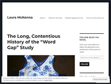Tablet Screenshot of lauramckenna.com